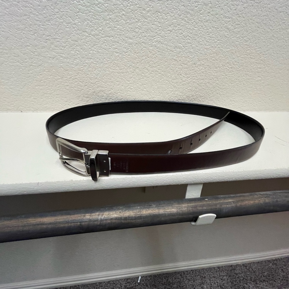 Hilfiger, dress belt, light brown, 50-52 waist